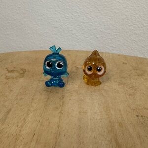 Rare Glitter Disney Doorables Olaf & Pascal Mini Figures Lot
